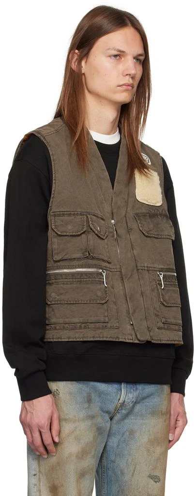 Kenzo Khaki Mutlipocket Vest 2