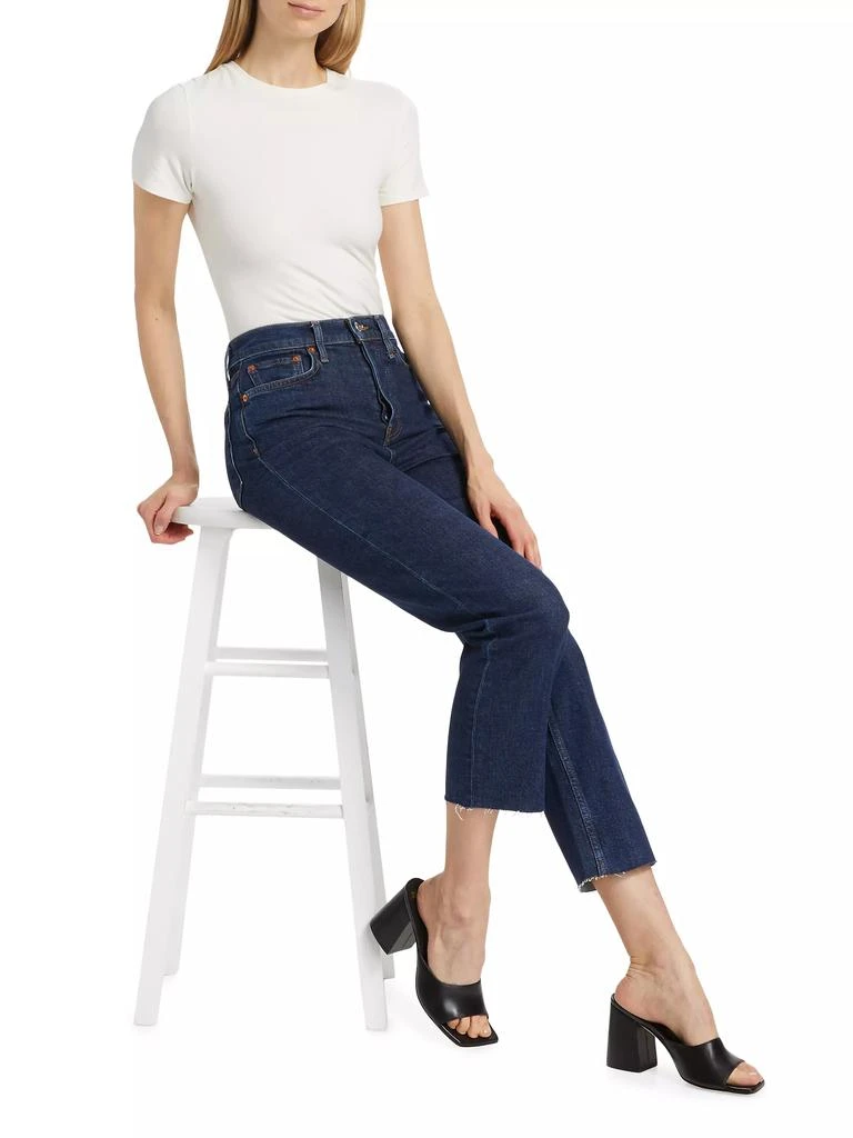 Re/Done 70s Stove Pipe High-Rise Crop Jeans 2