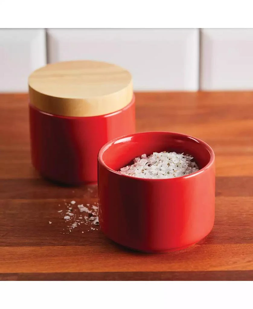 Rachael Ray Ceramic Stacking Spice Box Set with Lid, 2-Piece 11