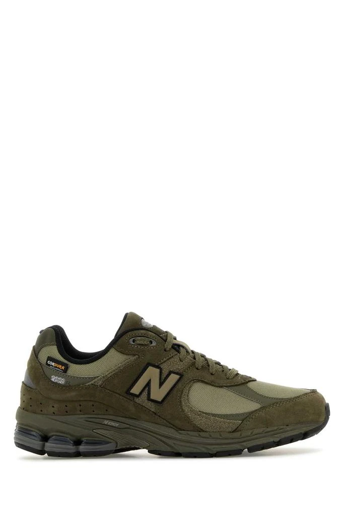 New Balance Army Green Suede And Mesh 2002r Sneakers 1