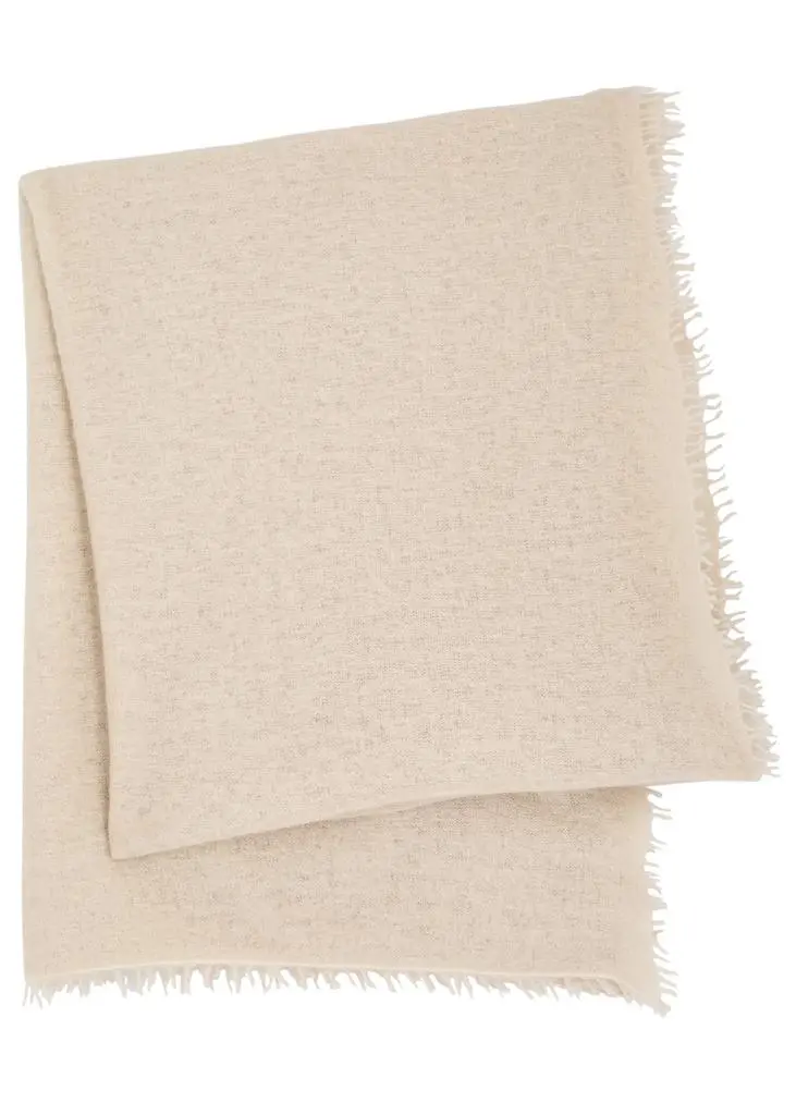 DENIS COLOMB Fuzzy Feutre cashmere scarf 1
