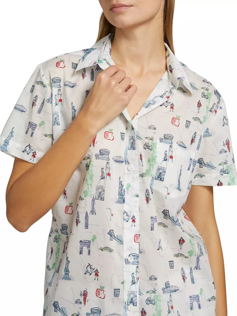 Pour Les Femmes New York Cotton Short Pajama 6