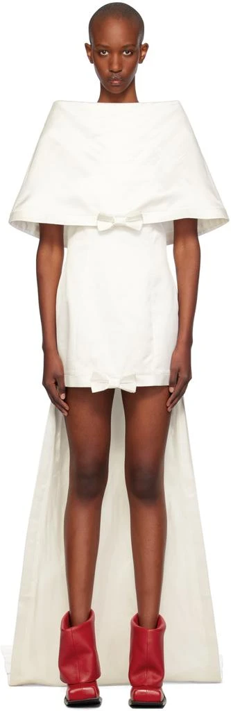FIDAN NOVRUZOVA White Mimi Bridal Minidress 1