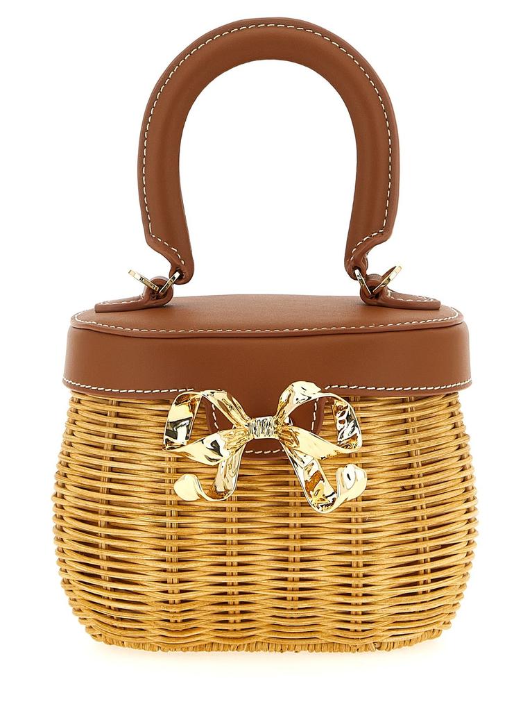 Self Portrait MULTI RHINESTONE CRESCENT MICRO BAG - Tote