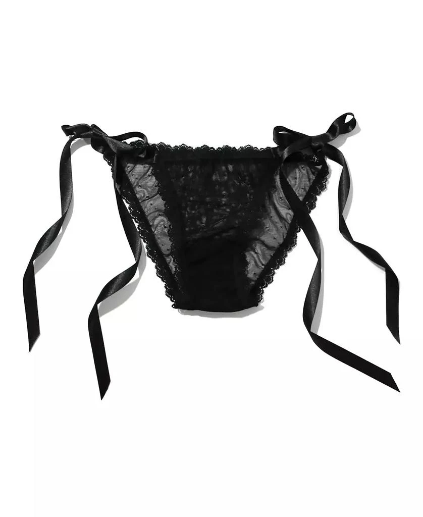 Hanky Panky Women's oh Dotted Tulle Side Tie Bikini Panty 3