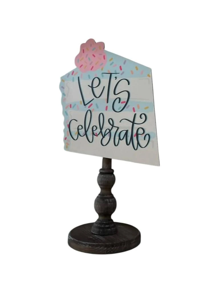 Doodles by Rebekah Doodles By Rebekah - Colorful Cake Topper And Base