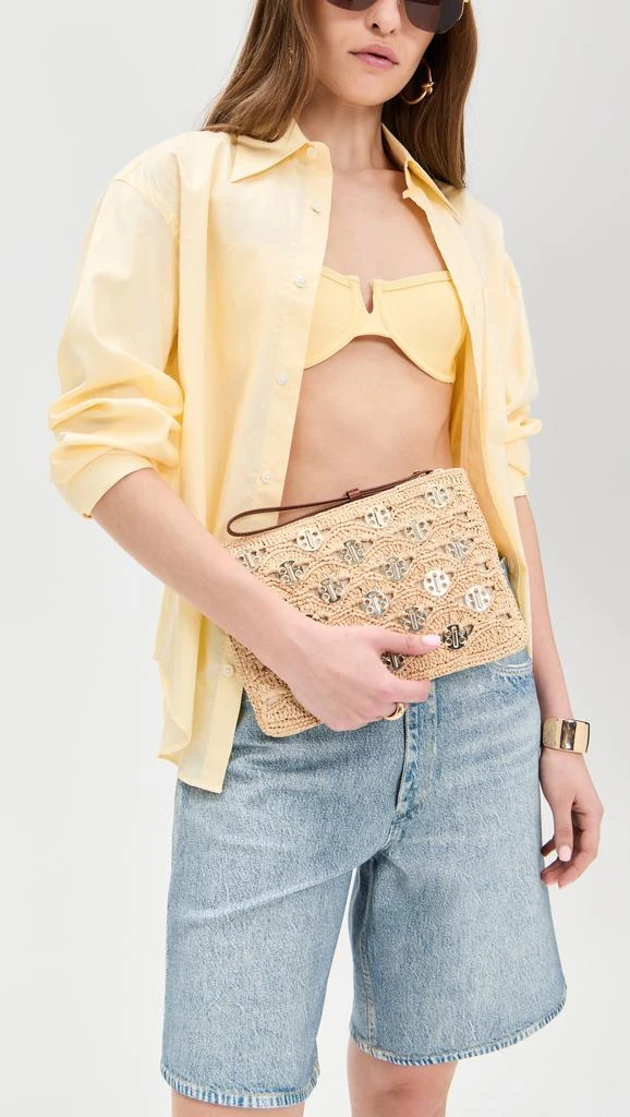 rabanne Raffia Pouch 2