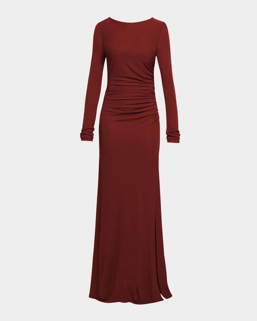 Santorelli Abby Jersey Maxi Dress with Side Ruching 1