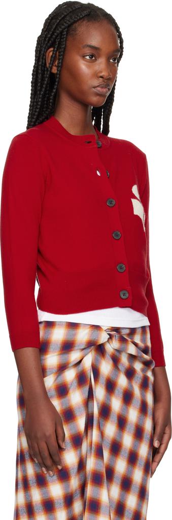Isabel Marant Red Newton Cardigan