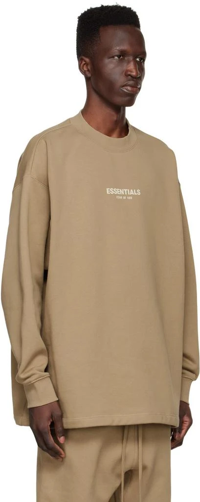 Fear of God ESSENTIALS Tan Cotton Sweatshirt 2