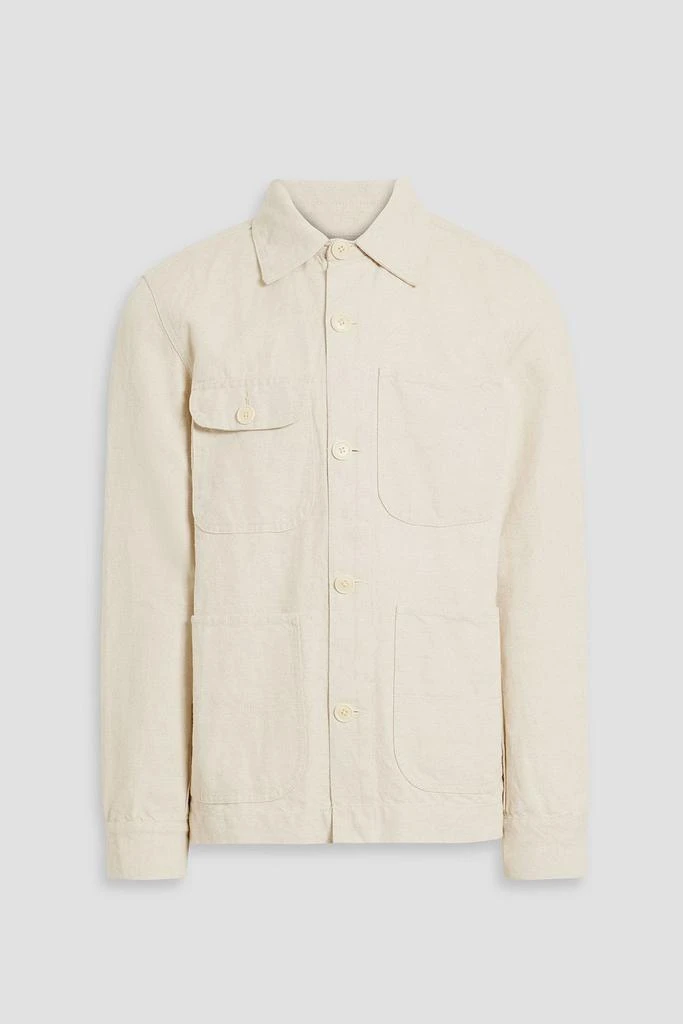 Alex Mill Cotton and linen-blend canvas overshirt 1