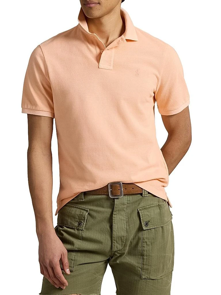 Ralph Lauren Classic-Fit Mineral-Dyed Mesh Polo Shirt 3