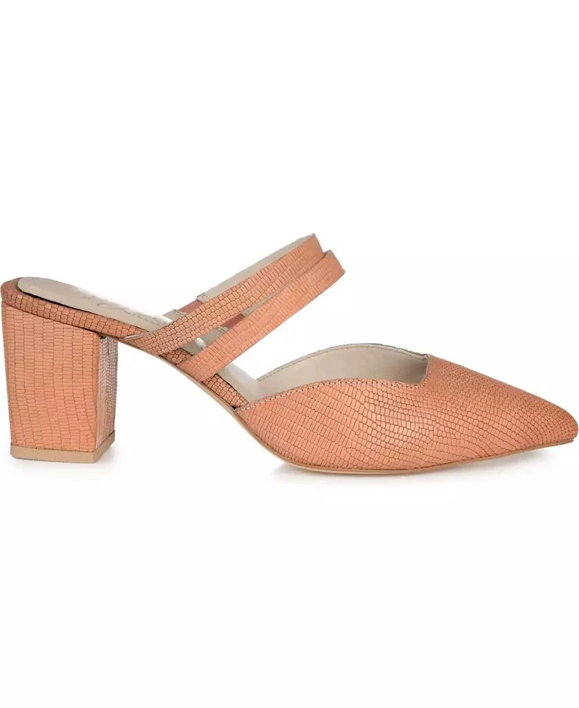 Journee Signature Women's Kaitlynn Block Heel Slip On Pumps 2