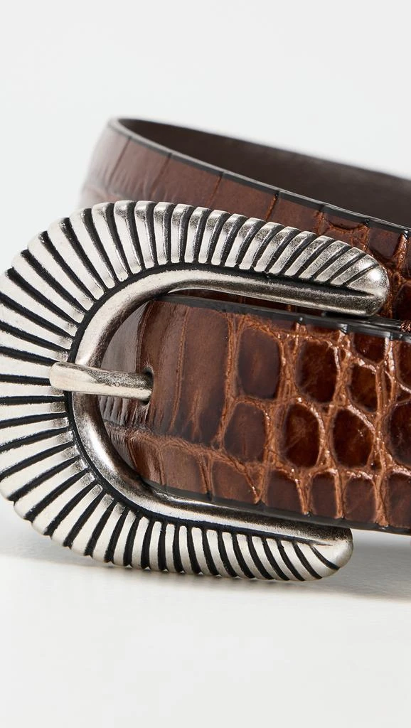 Andersons Narrow Western Mock Croc Belt 4