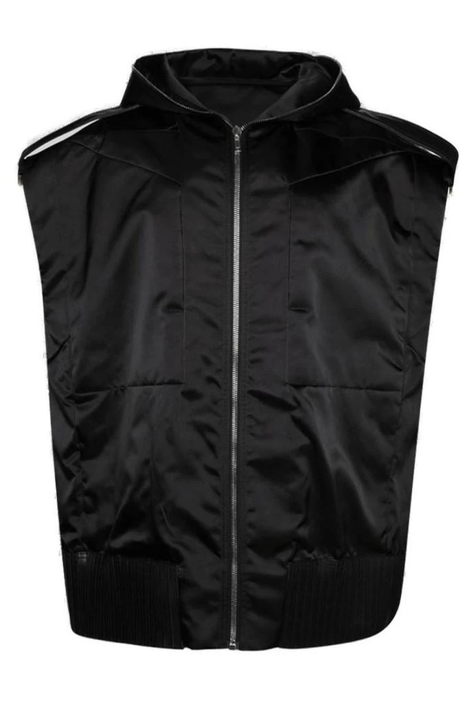Rick Owens Rick Owens Lido Zip-Up Sleeveless Hoodie from Cettire