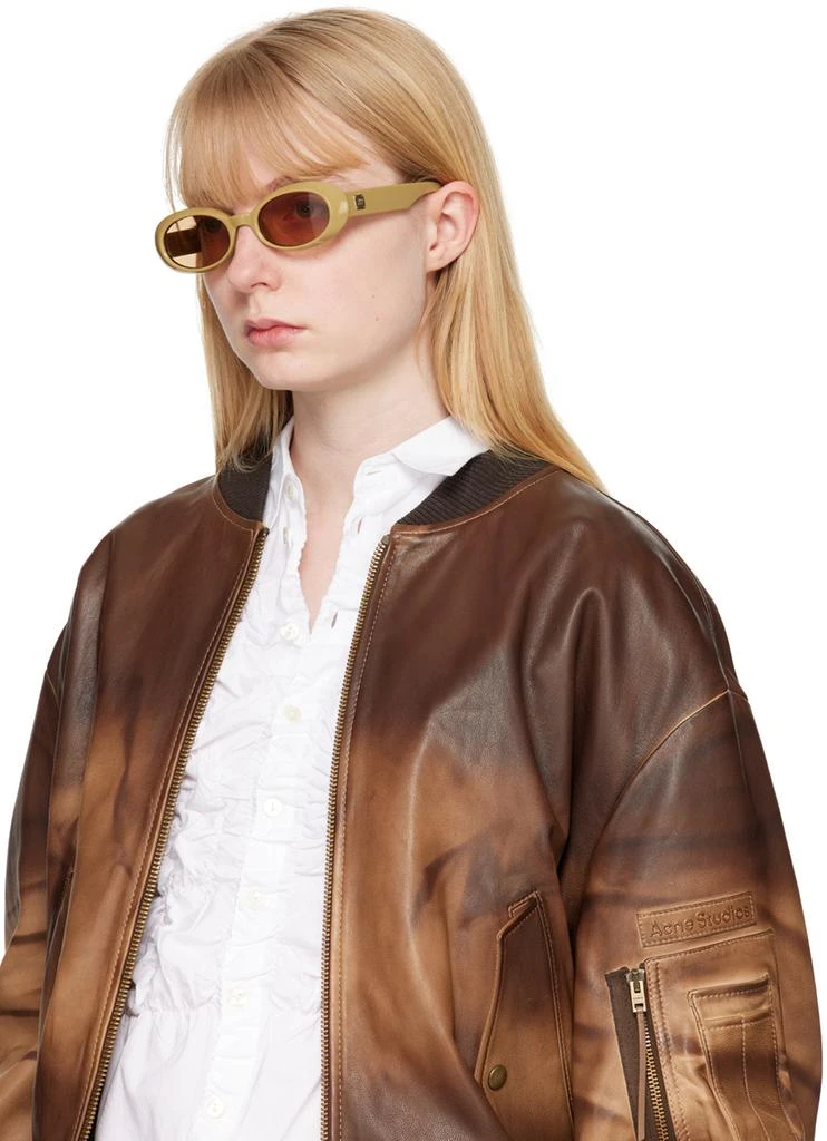 Le Specs Khaki 'Work It!' Sunglasses 4