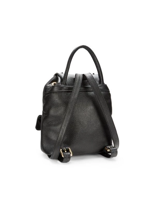 Mario Valentino Abraham Studded Leather Backpack 4