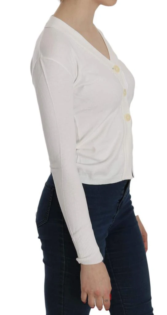 BYBLOS V-neck Long Sleeve Cropped Cardigan Tops Sweater 4