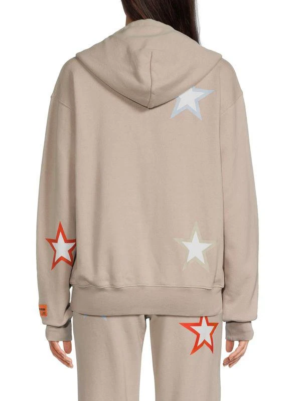 Heron Preston Star Print Drop Shoulder Hoodie 2