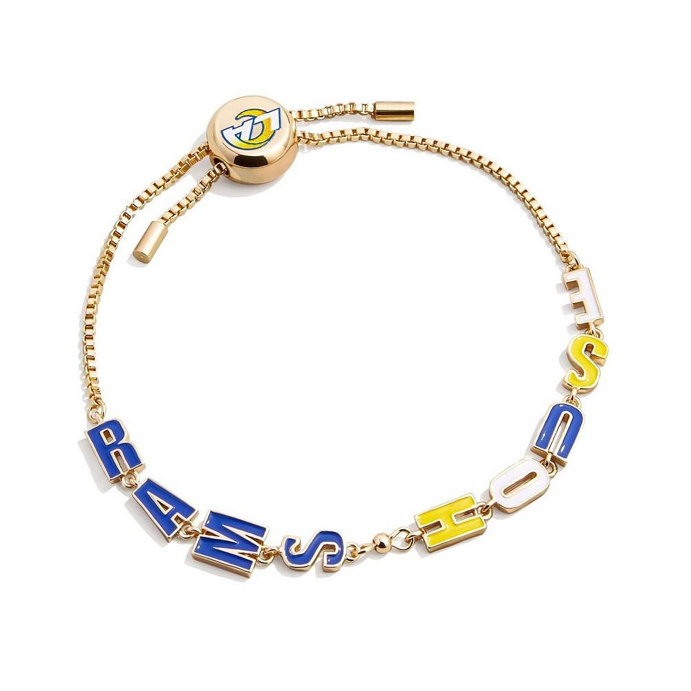 Baublebar Gold Los Angeles Rams Slogan Pull-Tie Bracelet