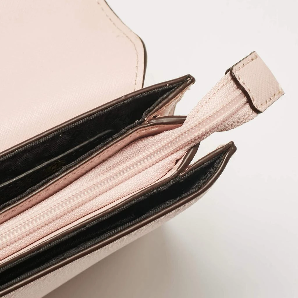 DKNY DKNY Pink Leather Logo Flap Top Handle Bag 12