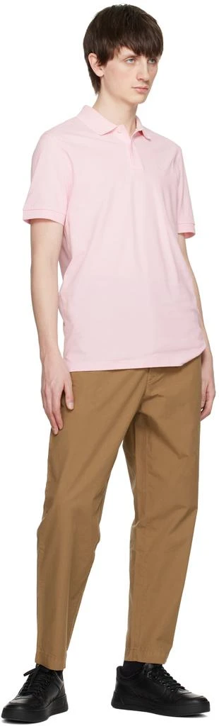 Hugo Boss Pink Embroidered Polo 4