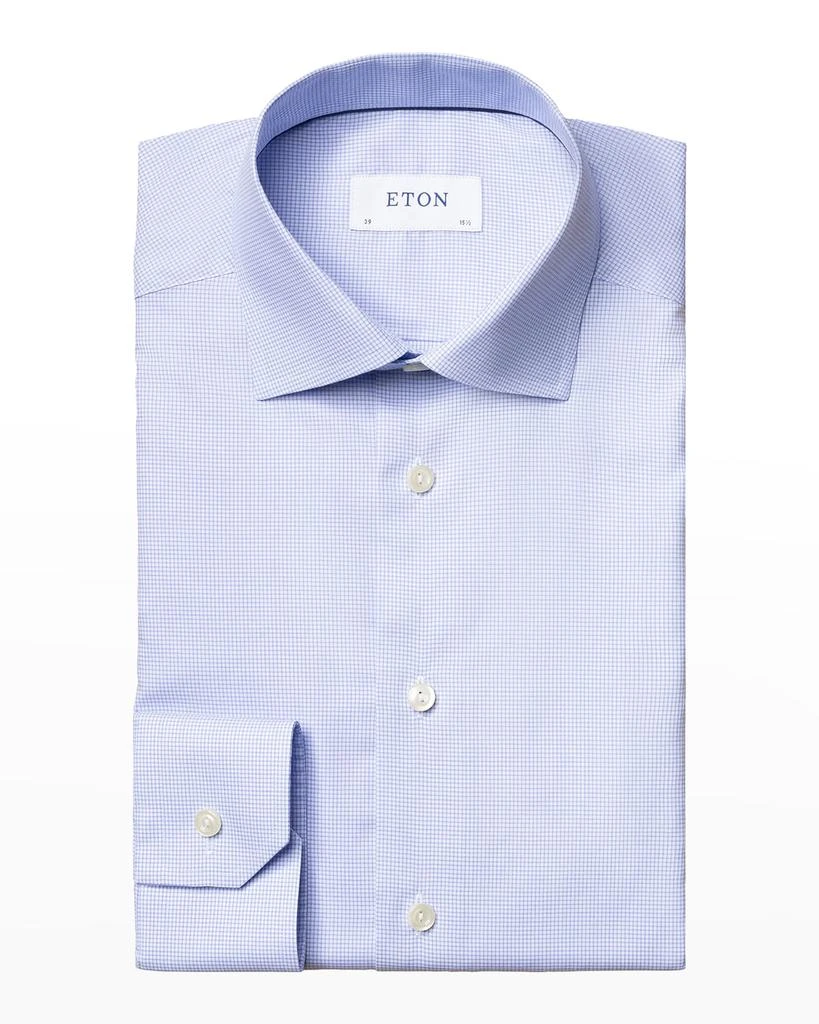 Eton Men's Contemporary Check Dress Shirt 1