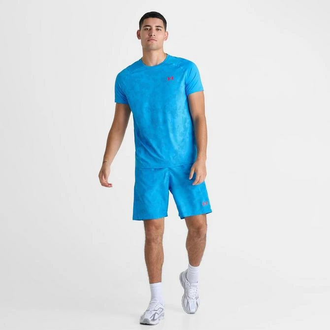 Under Armour Men's Under Armour HeatGear Fitted Camo Short-Sleeve Training Top 3