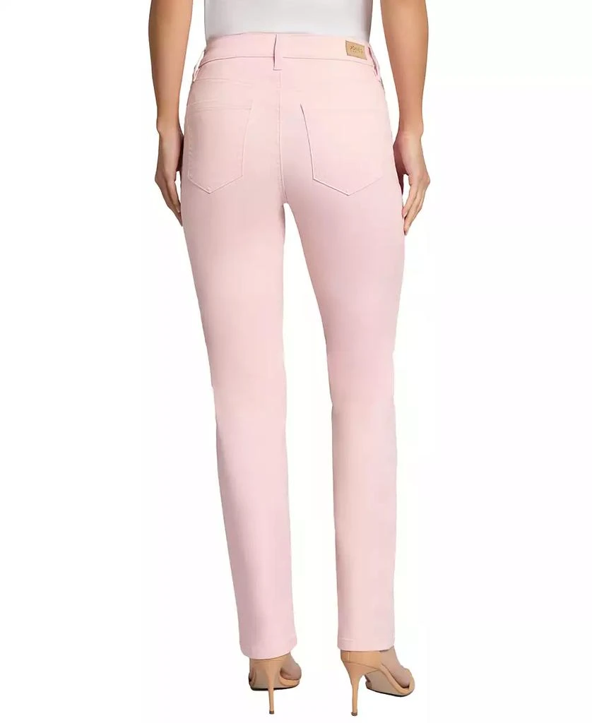 JONES NEW YORK Women's Lexington Mid Rise Straight Leg Denim Jeans 2