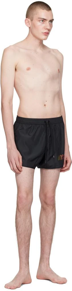 Moschino Black Three-Pocket Swim Shorts 4