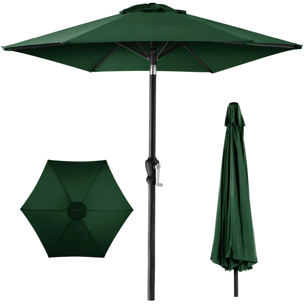 10ft Outdoor Steel Market Patio Umbrella w/ Crank, Tilt Push Button, 6 Ribs On Sale Now with Up to 56% Off | Discover Exclusive Deals & Savings at BeyondStyle Authentic 10ft Outdoor Steel Market Patio Umbrella w/ Crank, Tilt Push Button, 6 Ribs On Sale Now with Up to 56% Off | Discover Exclusive Deals & Savings at BeyondStyle Authentic