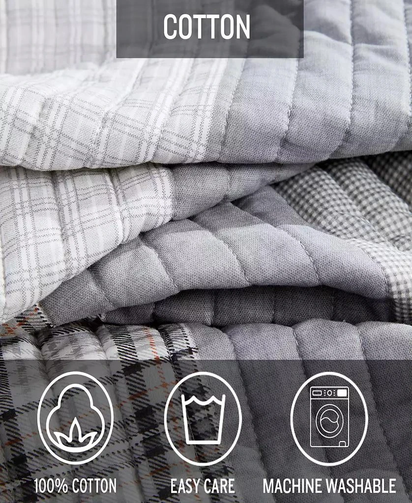 Eddie Bauer Fairview Cotton 4 Piece Quilt Set 8