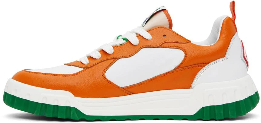 Casablanca Orange & White 'The Court' Sneakers 3