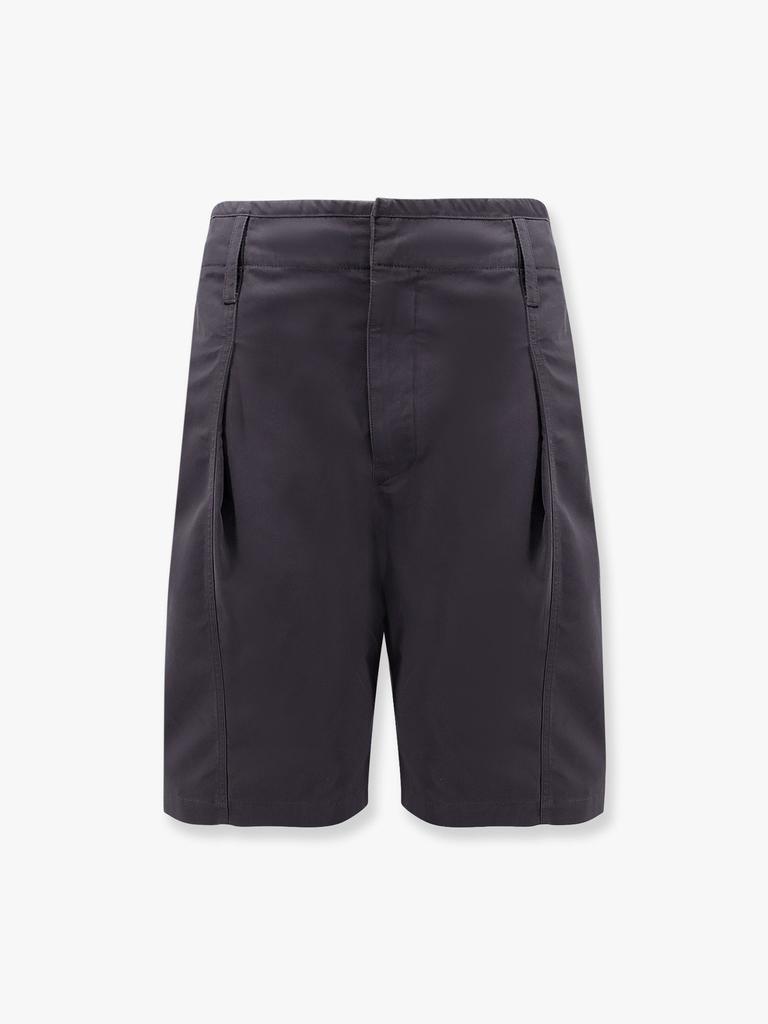 Lemaire Cotton shorts with maxi pleats
