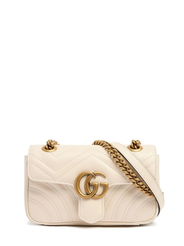Gucci Mini Gg Marmont Leather Shoulder Bag 1