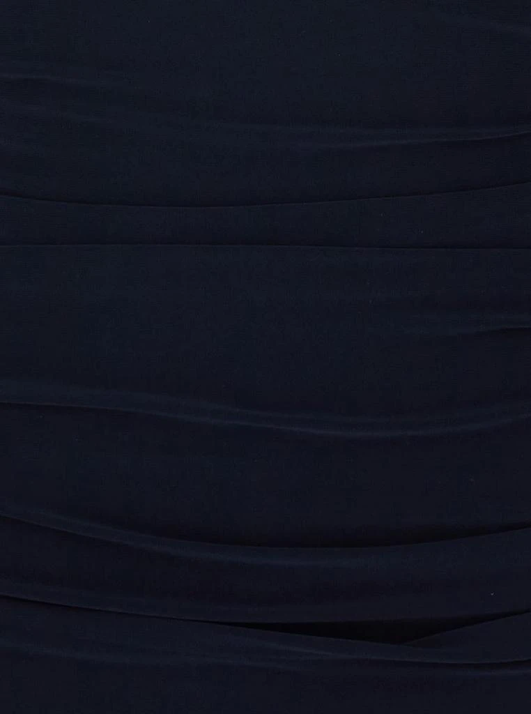 Norma Kamali Sleeveless V Neck Shirred Waist Jumpsuit 3