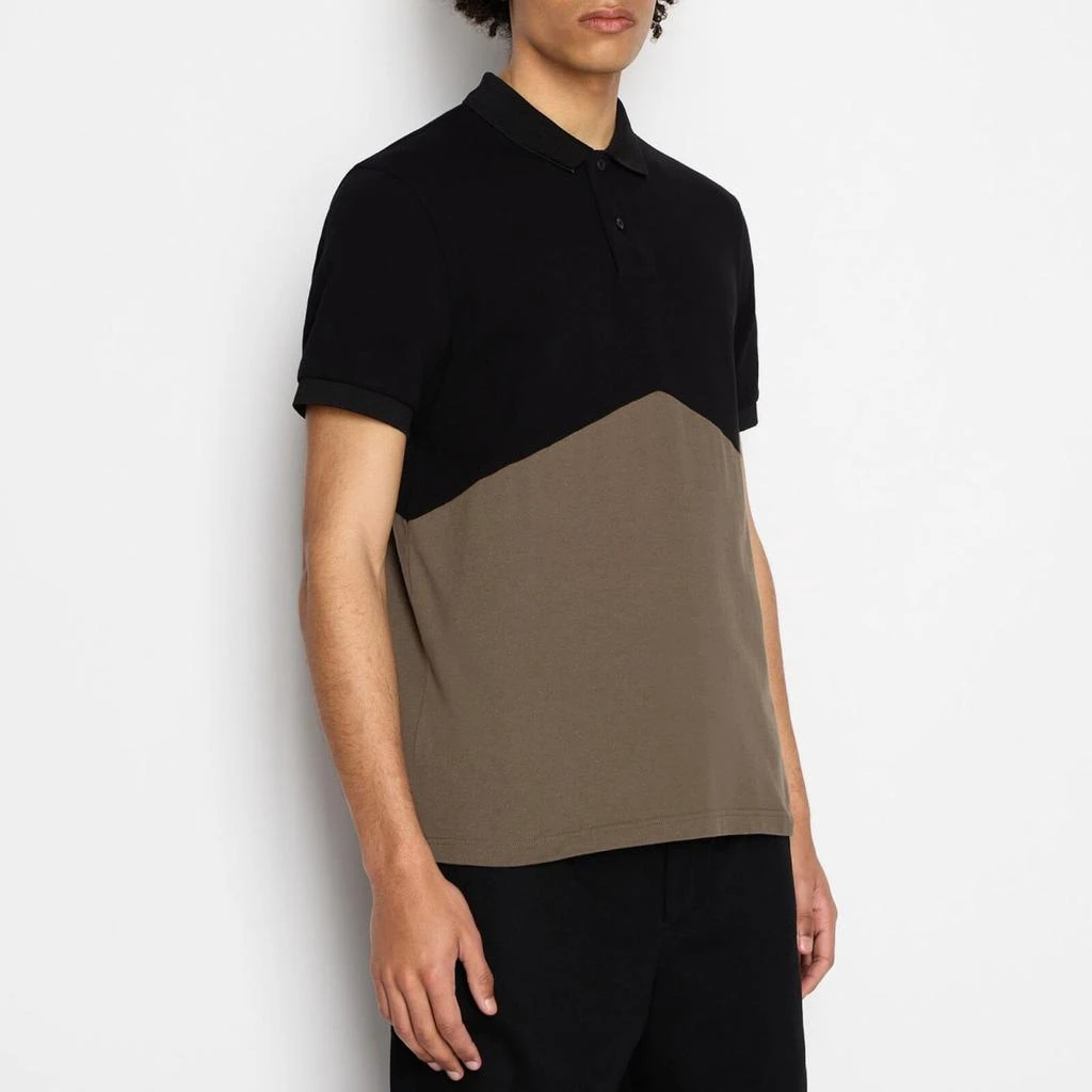 Armani Exchange Armani Exchange Chevron Cotton Polo Shirt 1