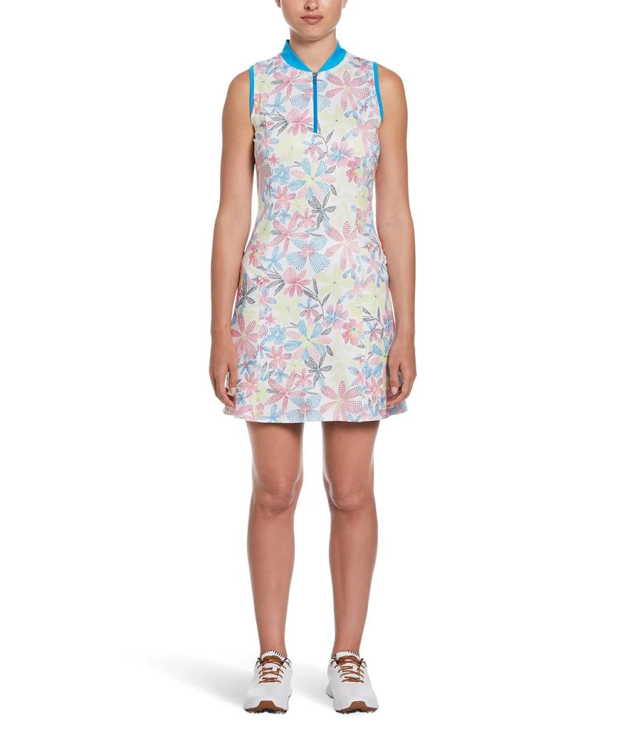 Callaway Chevron Floral Sleeveless Dress 1