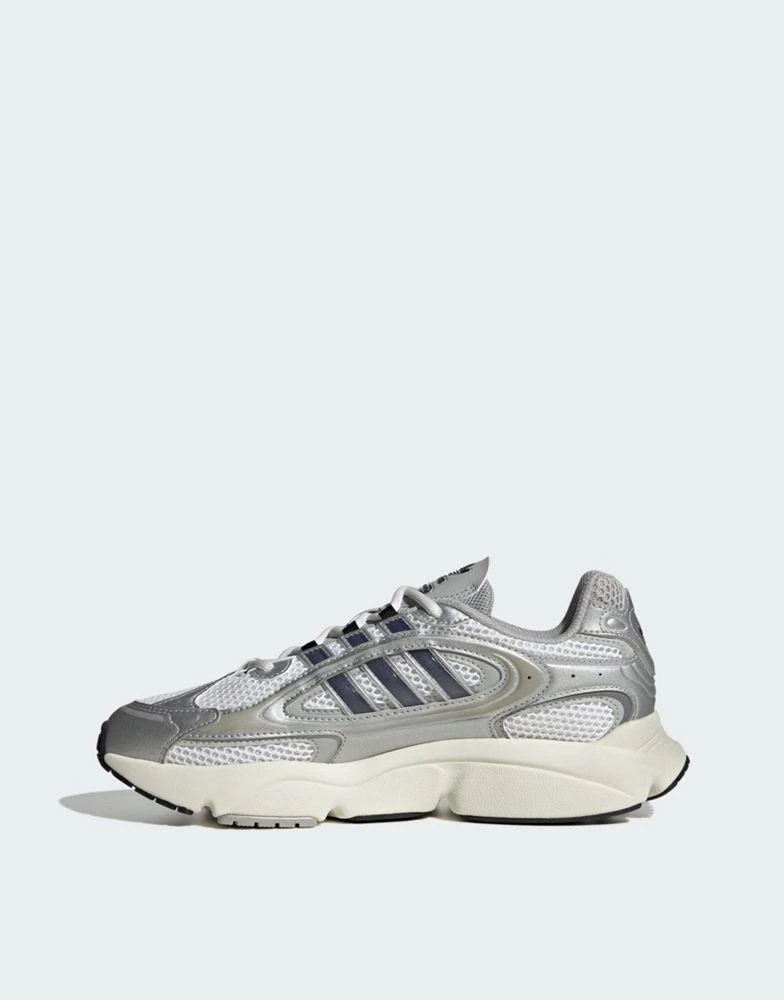 adidas Originals adidas Originals Ozmillen trainers in grey and white 3