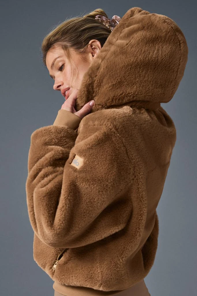 Alo Faux Fur Foxy Jacket - Toasted Almond 2
