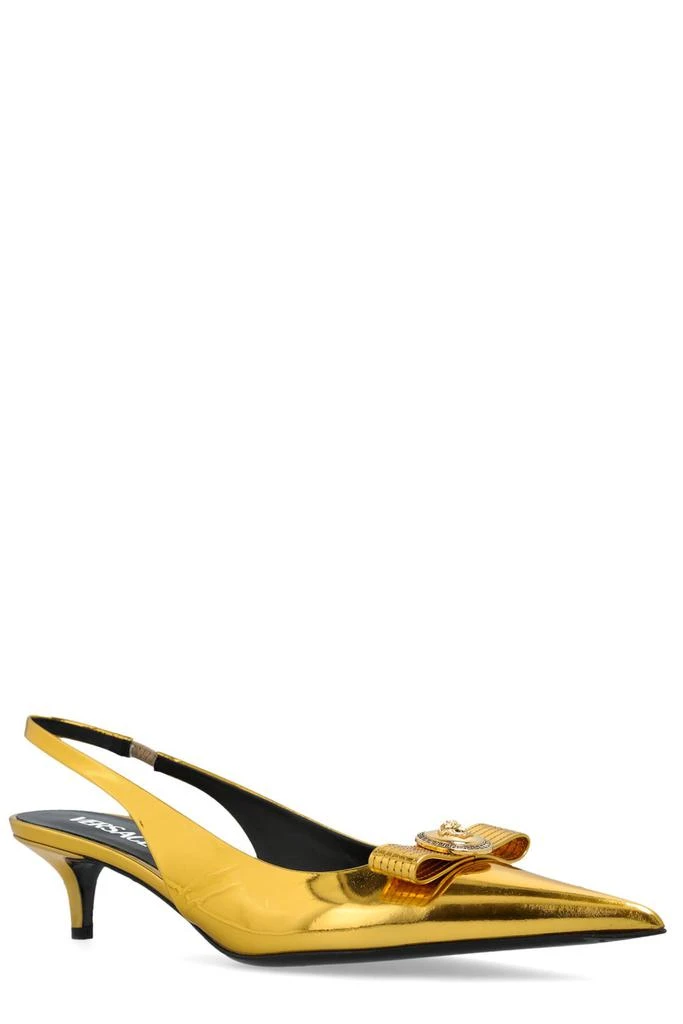Versace Versace Pointed-Toe Slingback Pumps 2