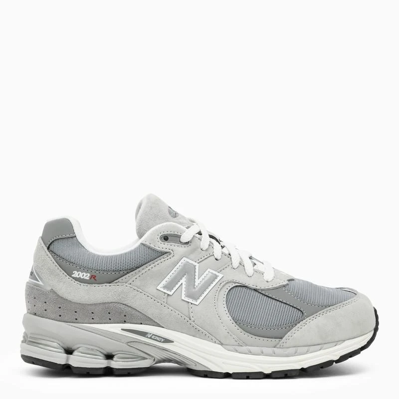 New Balance Low 2002R grey leather trainer 1