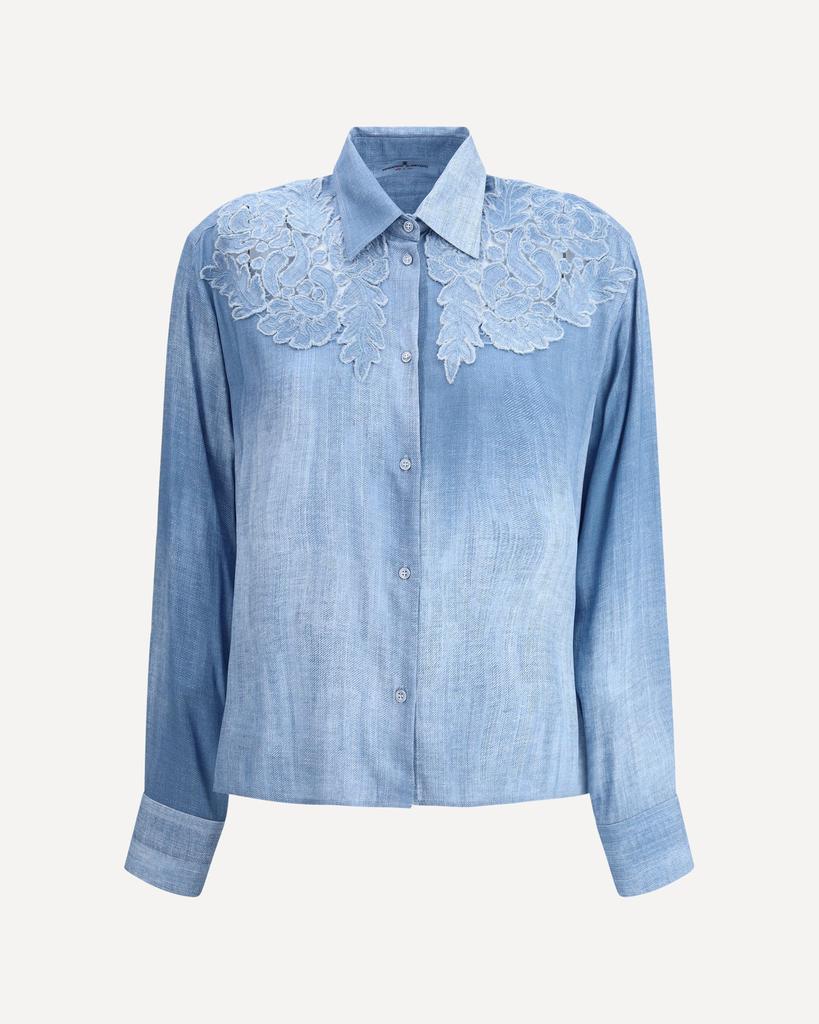 ERMANNO Embroidered denim Shirt