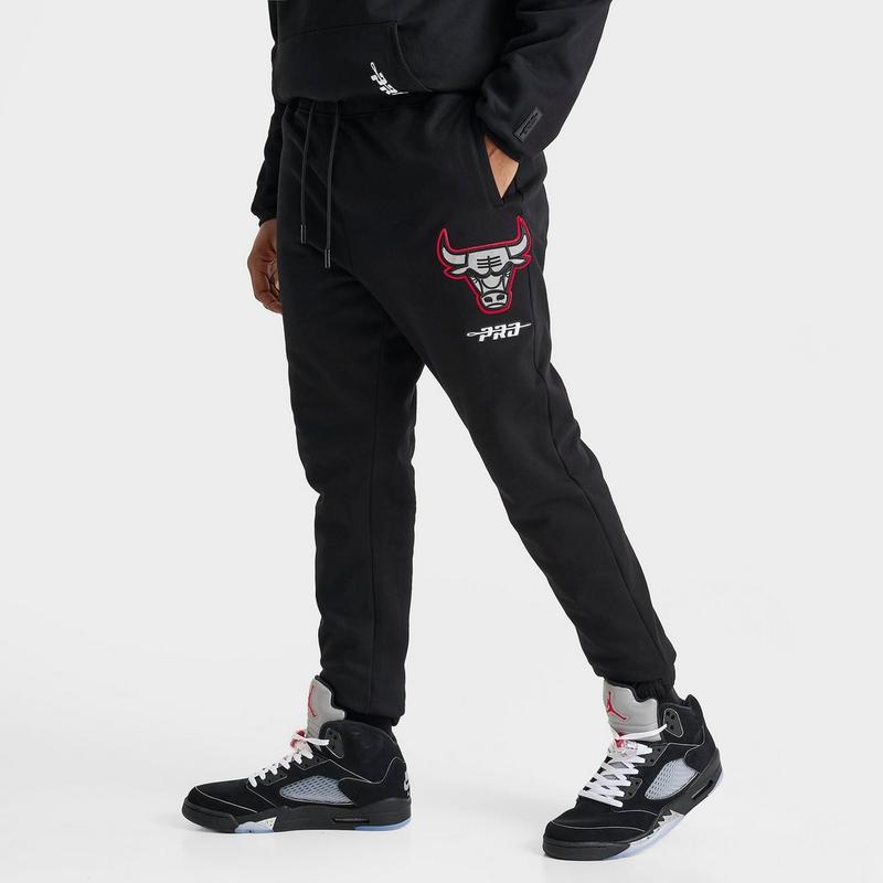 Pro Standard Men's Pro Standard Chicago Bulls NBA Reflective Logo Fleece Jogger Pants