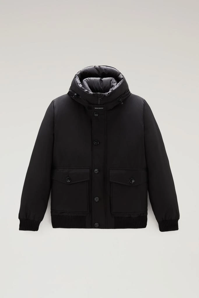 Woolrich Polar Bomber in Ramar Cloth - Men - Blue 1