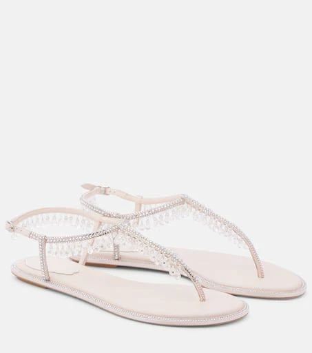 Rene Caovilla Chandelier embellished thong sandals 1