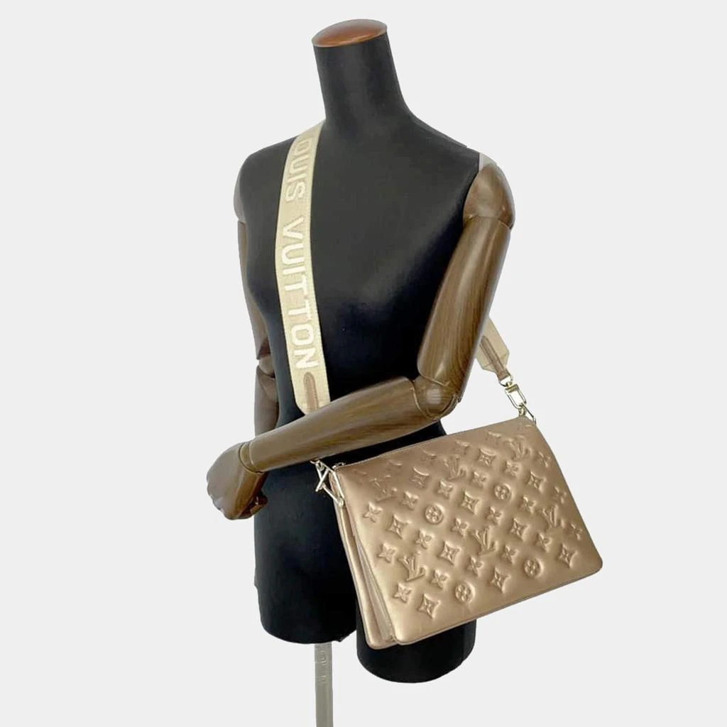 Louis Vuitton Louis Vuitton Gold Monogram Embossed Leather Coussin PM Shoulder Bag 3
