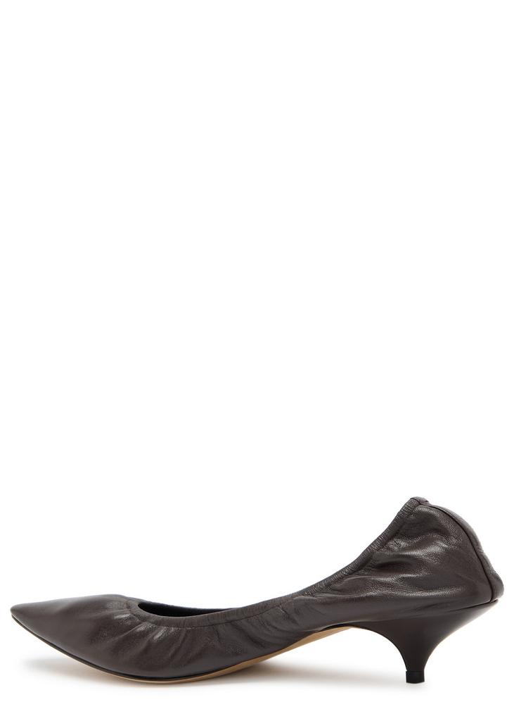 The Row Uxor 40 leather pumps