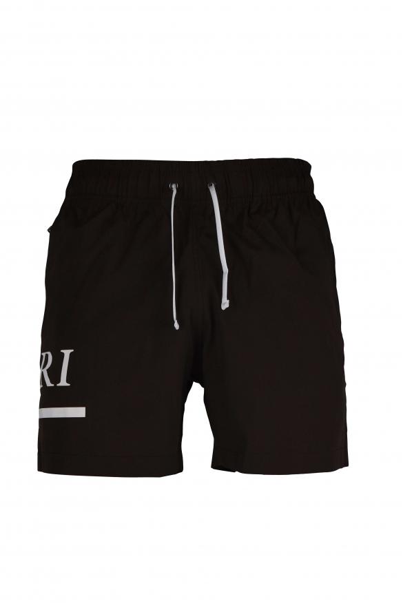 ショートパンツ AMIRI Women Shorts  Burmudas 414972 AWSHCA1024 Black AMIRI - Wide-Leg Bandana Crocheted Cotton-Blend Drawstring