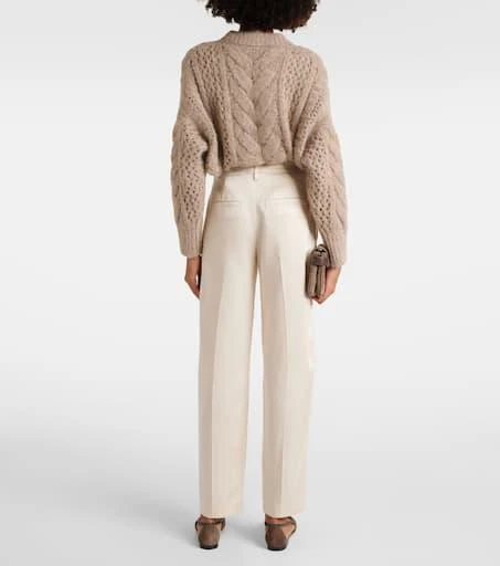 Brunello Cucinelli High-rise tapered pants 3
